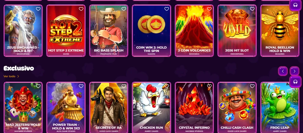 Explora juegos exclusivos